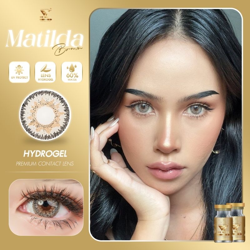 คอนแทคเลนส์ รุ่น Matilda/Florida/Lamune Gray/Brown สีเทา/ตาล มีค่าสายตา (0.00)-(-6.50) เปลี่ยนแทนทุกเดือน