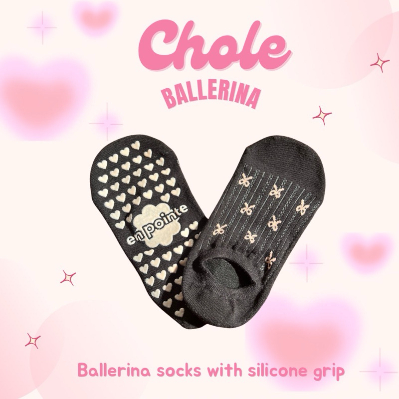 chole pilates socks ถุงเท้าพิลาทิส โยคะ รุ่น chole