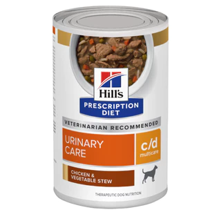 Hill's Prescription Diet Urinary Care c/d Canine ฮิลล์ อาหารเปียกสุนัขที่มีปัญหาเรื่องนิ่ว 12.5oz