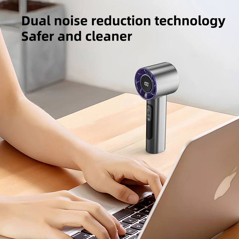 พัดลมพกพา Turbo Fan 100 Speed USB Pocket Mini Fan Type-C thumbnail 3