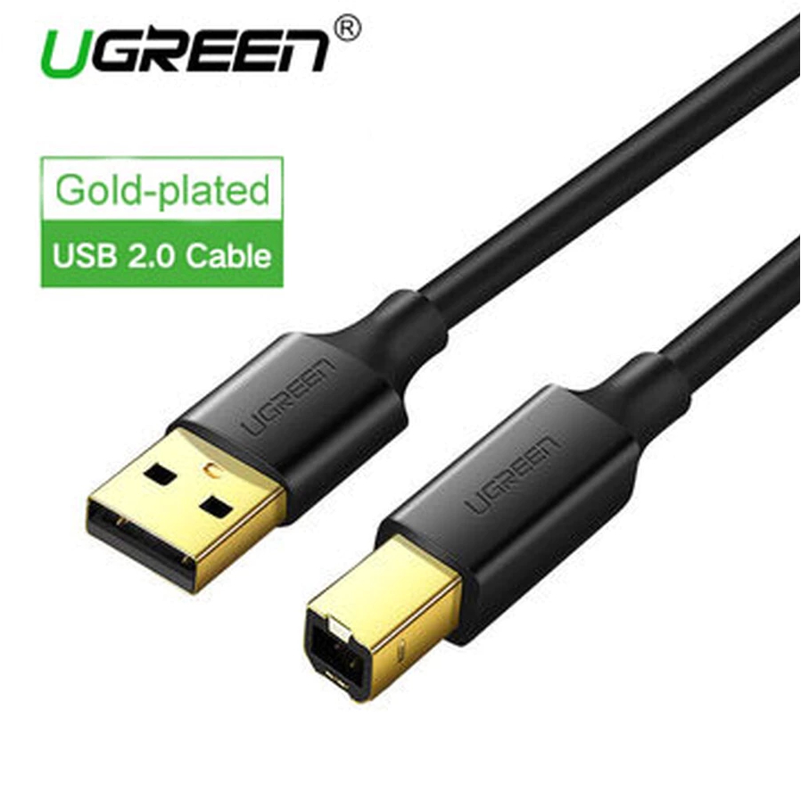 UGREEN สายเคเบิ้ล Usb 2 . 0 Type A Male To Type B Male สําหรับ 1.5m/3m/5m