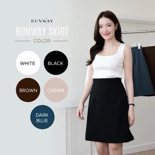 กระโปรงทรงเอ กระโปรงทำงาน กระโปรงทรงสวย รุ่น Runway Skirt (ทรงเอ)