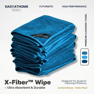 X-Fiber™ Ocean Edition – ผ้าไมโครไฟเบอร์ลิมิเต็ด หนานุ่ม แห้งไว ไร้ขุย ใช้ได้ทั้งครัว-รถ-ร้านค้า | Easyathome