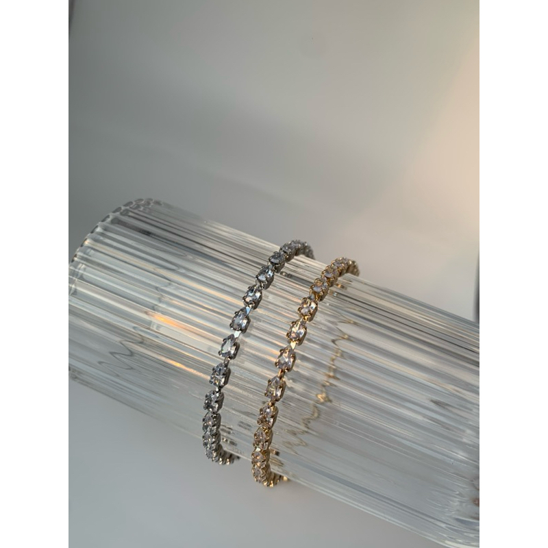 Luminara สร้อยข้อมือเพชร Free Size (รูดปรับระดับเข้า-ออกได้)