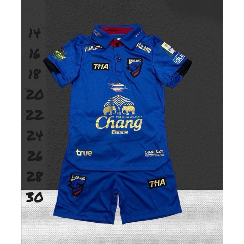 ชุดกีฬาชุดบอลเด็กคอปกสีผืนสีสดใสเด็กหญิงชายใส่ได้ - รูปที่ 7