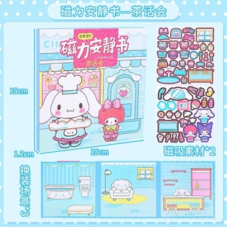 พร้อมส่ง🎈 หนังสือแม่เหล็ก รูปการ์ตูนอนิเมะ Pompompurin Kuromi น่ารัก ของเล่นบรรเทาความเครียด สําหรับเด็กผู้หญิง