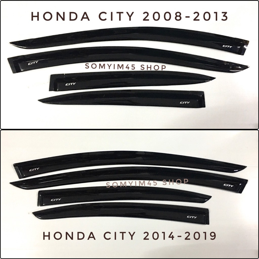 กันสาด #คิ้วกันสาด รถยนต์#HONDA CITY ปี2008-2013/CITYปี2014-2019 เลือกเลยค่ะ