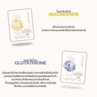 BONNYHILL Real Mask 23ml. x 10sheets. แผ่นมาส์กหน้าจากสารสกัดธรรมชาติ