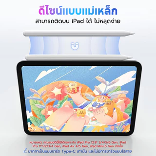 ปากกา Stylus สำหรับหน้าจอสัมผัส Fine Point ชาร์จ Active Stylus ดินสอปากกาดิจิตอลเข้ากันได้กับ Gen10/9/8/7/6 air6/5/4/3