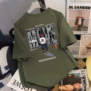 Basi💥เสื้อฟอก เสื้อสตรีท เสื้อ oversize เสื้อยืดผู้ชาย Slam Dunk ผ้าคอตตอน 100% เสื้อวินเทจ เนื้อผ้าเกรดพรีเมียม