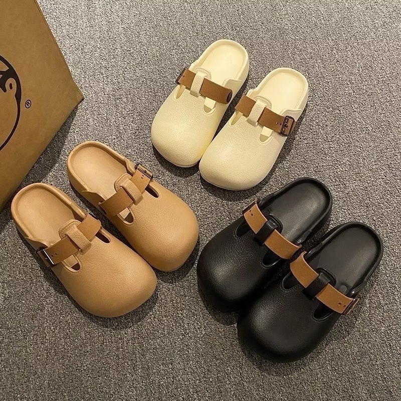 มาใหม่ รองเท้าแตะแฟชั่นมาใหม่ ทรงวินเทจ แบบสวมเปิดส้น พื้นหนา 3 cm. พร้อมส่งจากไทย T321 - รูปที่ 7