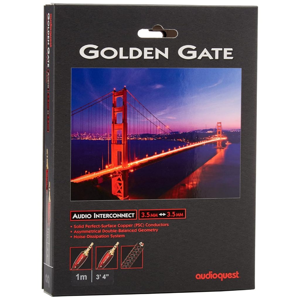 สายสัญญาณเสียง AudioQuest Golden Gate Mini to Mini 1 เมตร