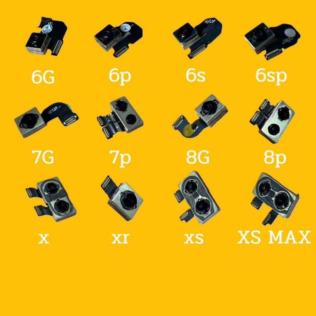 กล้องหลังแท้แกะiโฟน6/6s/6s+/7/7+/8/8+/x/xr/xs/xsm