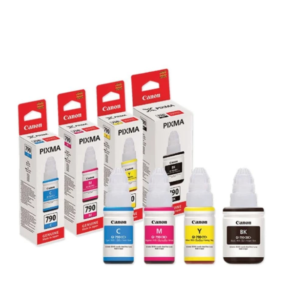 หมึกเติม หมึก Canon หมึกปริ้นเตอร์ GI-790 แท้100% ใช้กับพริ้นเตอร์อิงค์เจ็ท G1000/2000/3000/4000/101