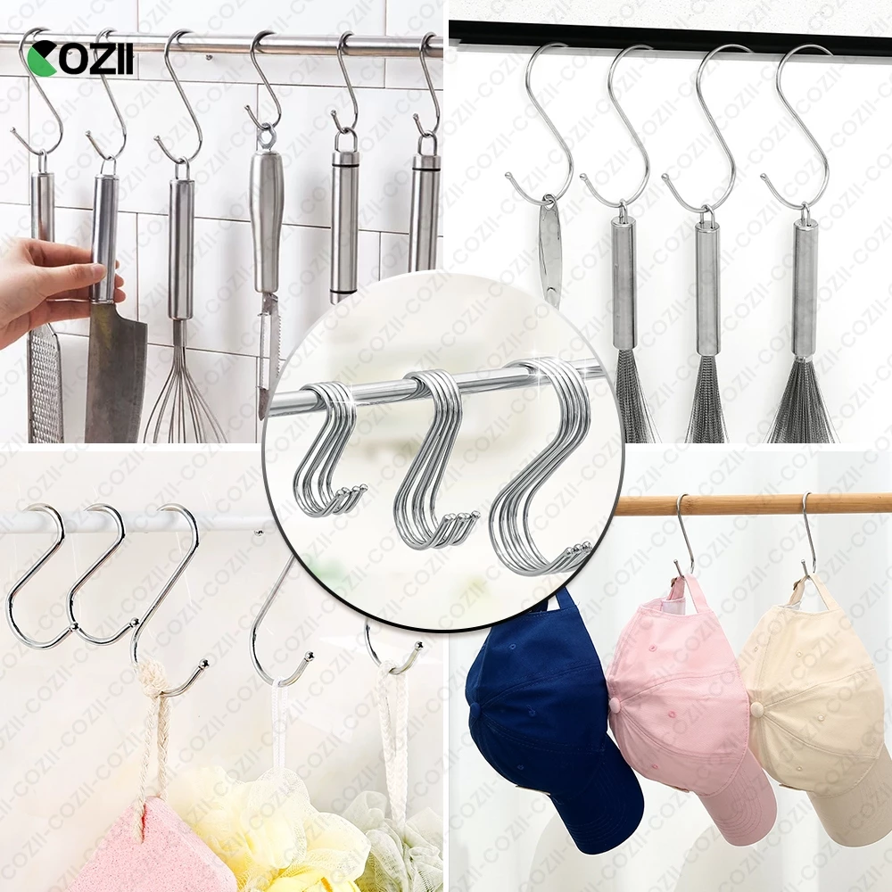 COZII ตะขอตัว S สแตนเลส อเนกประสงค์ แข็งแรง thumbnail 4