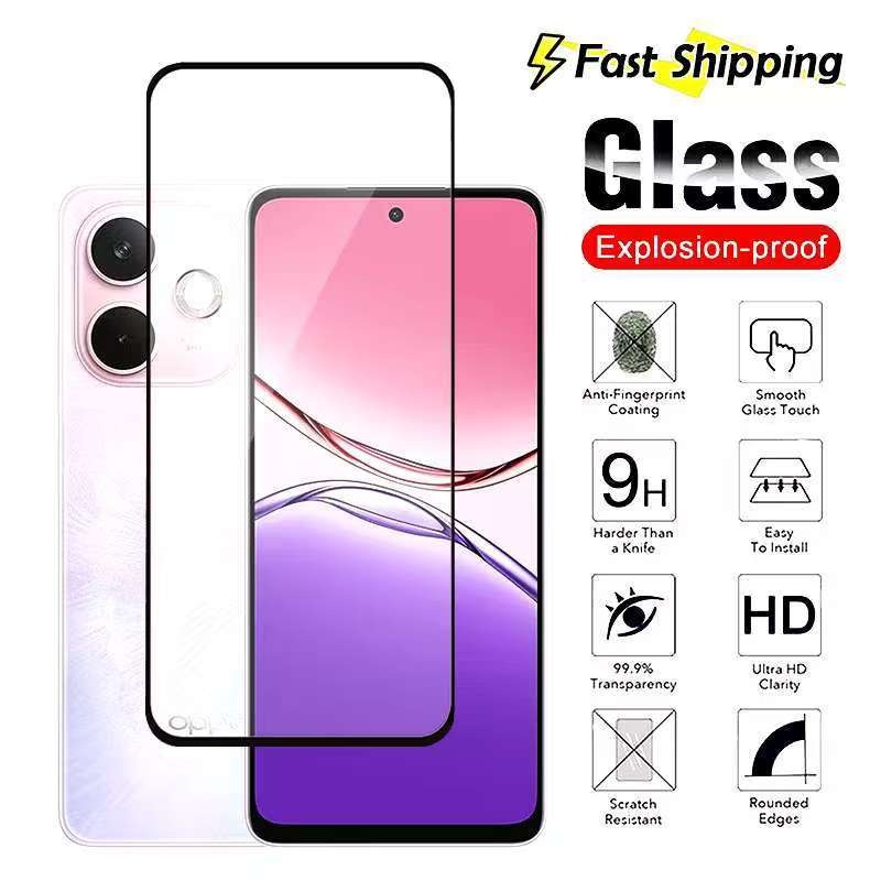 OPPO A5/OPPO A5X/Realme 14Xตรงรุ่น(พร้อมส่งในไทย)ฟิล์มกระจกเต็มจอOPPO realme 14x 5G/OPPO A5 Pro