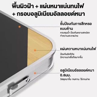 G&O โต๊ะพับ วัสดุอลูมิเนียม 120*60CM แข็งแรง ทนทาน ไม่ต้องติดตั้ง ใช้ขายของตลาดนัด แคมป์ปิ้ง ปิกนิค และกิจกรรมกลางแจ้ง