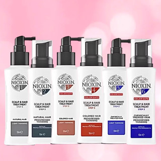 NIOXIN SYSTEM สูตร 1 ถึง 6 ขวดล่ะ 100 ML. HAIR SCALP TREATME…