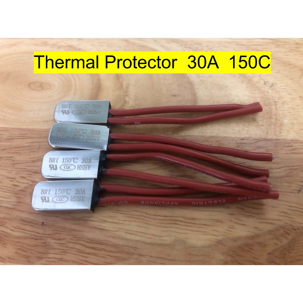 Thermal Protector สวิตช์ ความร้อน อุณหภูมิ เทอร์โมสตัท Temperature Switch Thermostat 30A 150C  (1 ตัว)