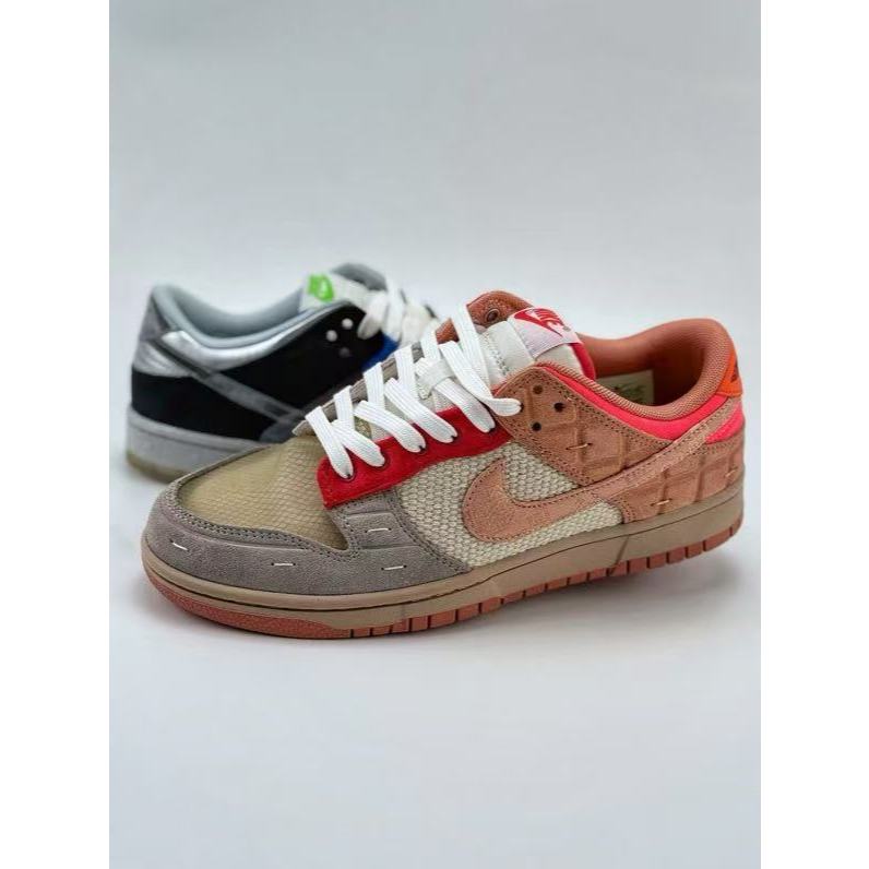 Nike SB Dunk Low  CLOT  รองเท้าผ้าใบลำลองที่ทันสมัยและสะดวกสบาย FN0316- 999XK