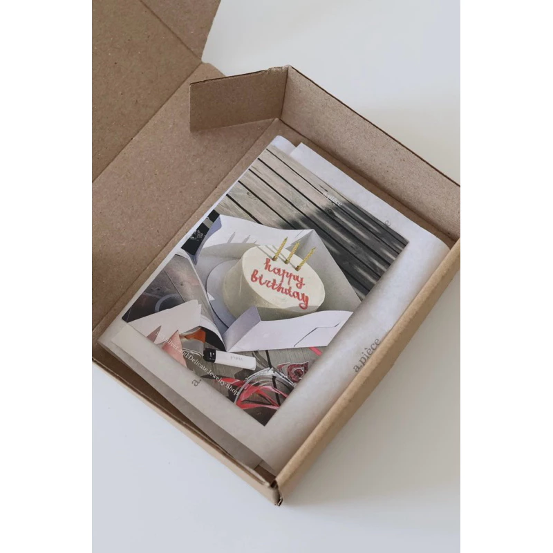 *ฝากพิมพ์ข้อความในโปสการ์ดทางแชท*A.piece Special Postcard (ต้องสั่งซื้อพร้อมสินค้าในร้าน)