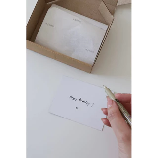 *ฝากพิมพ์ข้อความในโปสการ์ดทางแชท*A.piece Special Postcard (ต้องสั่งซื้อพร้อมสินค้าในร้าน)