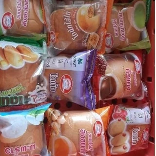ขนมปังโดนัทรวม 50 ห่อ รวมรสชาติ ราคา 279 บาท