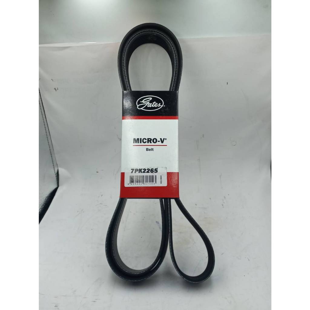 สายพาน Gates สายพานหน้าเครื่อง Hyundai H1 ฮุนได H1 ขนาด 7PK-2265  •	ใช้กับรถยนต์  Hyundai H1 ฮุนได H1
