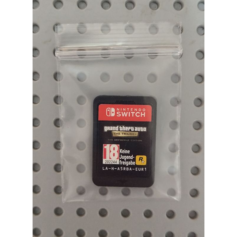แผ่นเกม NINTENDO SWITCH (มือ2) : (GTA) GRAND THEFT AUTO THE TRILOGY (แผ่นเกมไม่มีกล่อง)