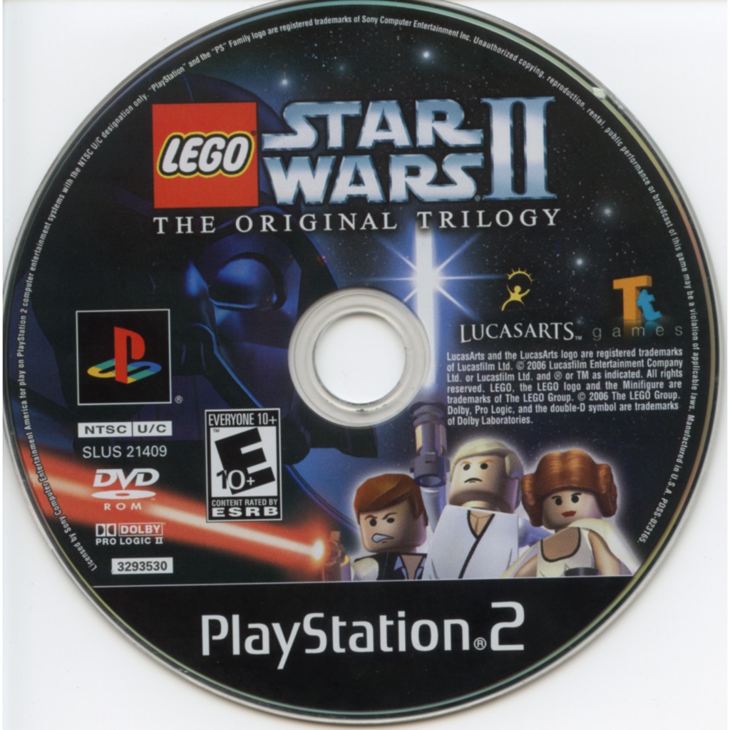 แผ่นเกมส์ Lego StarWar II PS2 Playstation 2 คุณภาพสูง ราคาถูก