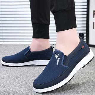 Beemory รองเท้าผ้าใบแฟชั่นผู้ชาย slip on เหมาะกับวันกึ่งทางการ มีหลายสี แมทซ์ได้ทุกชุด หนุ่มสายเกาหลีมินิมอล ต้องมี