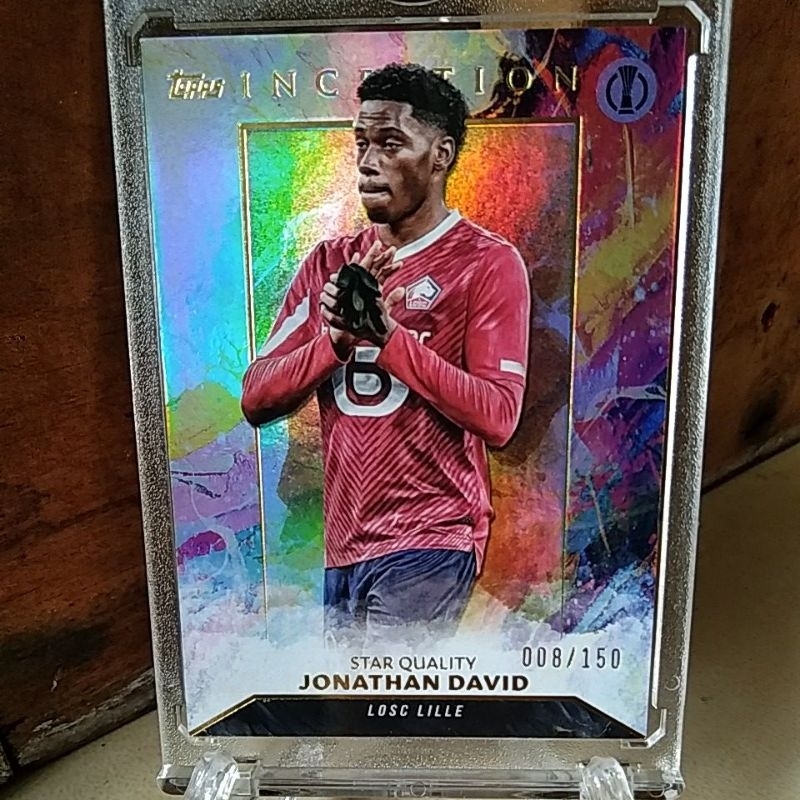 การ์ดฟุตบอล TOPPS INCEPTION JONATHAN DAVID/150