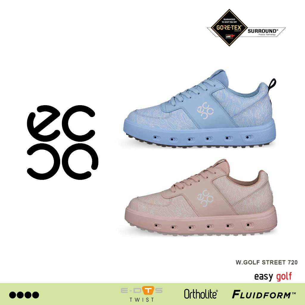 ECCO STREET 720   WOMEN ECCO GOLF GOLF SHOES รองเท้ากีฬากอล์ฟผู้หญิง SS25