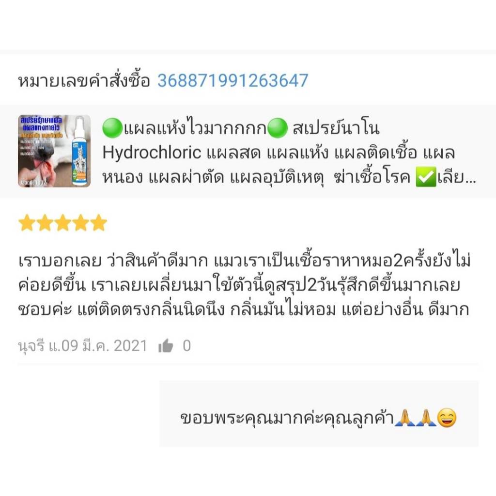 Guard31สเปรย์นาโน แผลแห้งไว สเปรย์พ่นแผลสัตว์เลี้ยง เชื้อราแมว สุนัข ลดอาการคัน ทำความสะอาดแผล รูปที่ 4