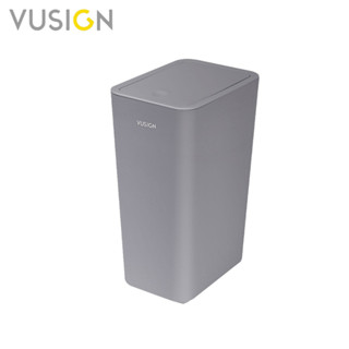 Vusign ถังขยะมินิมอล ถังขยะทรงสูง ฝาแบบกด วัสดุพลาสติกPP คุณ…
