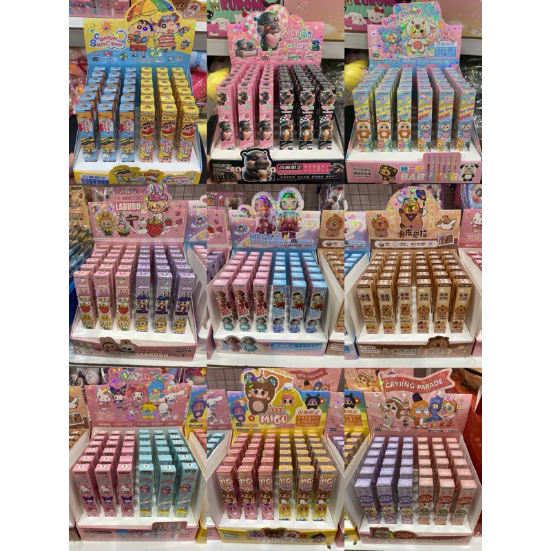 🔥พร้อมส่งในไทย🔥ยกbox 36 ด้ามสุ่ม]ปากกากล่องสุ่ม ปากกาลายการ์ตูนยอดฮิตน่ารัก 36 ด้าม หมึกน้ำเงิน มีหล