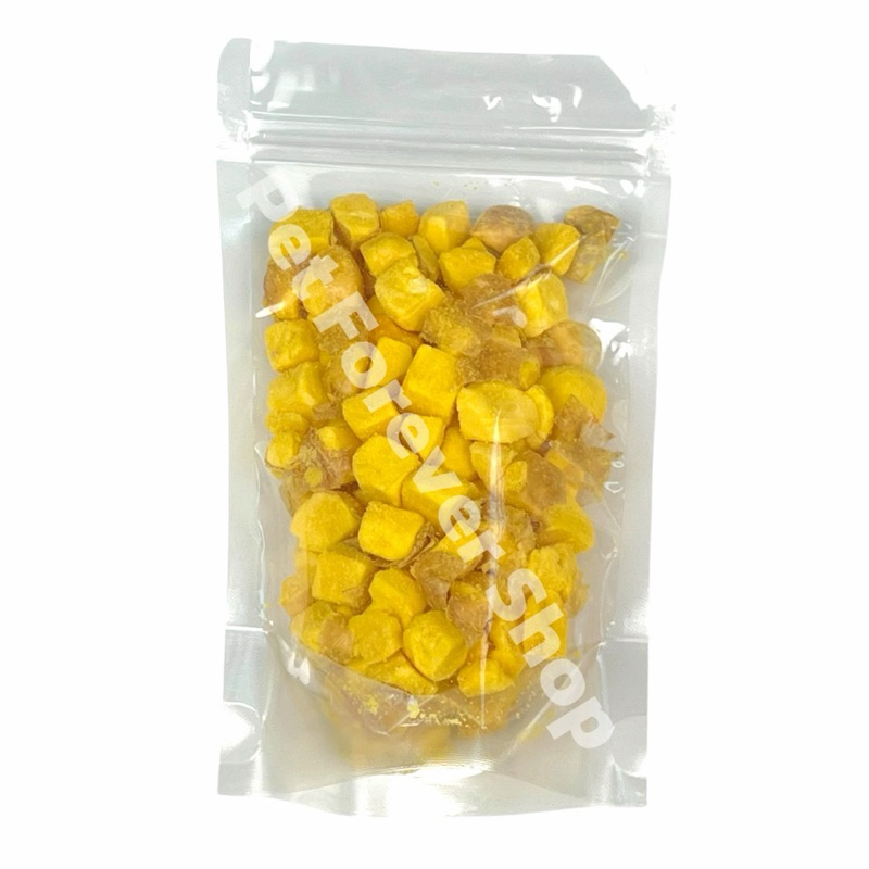 ฟรีซดรายแมว20กรัม 30กรัม 50กรัม อกไก่เต๋า ไข่แดง หญ้าแมว แซลมอน ตับไก่ อกเป็ด ตับเป็ด ตับวัว ขนมแมว ขนมสุนัขFreeze Dried - รูปที่ 3