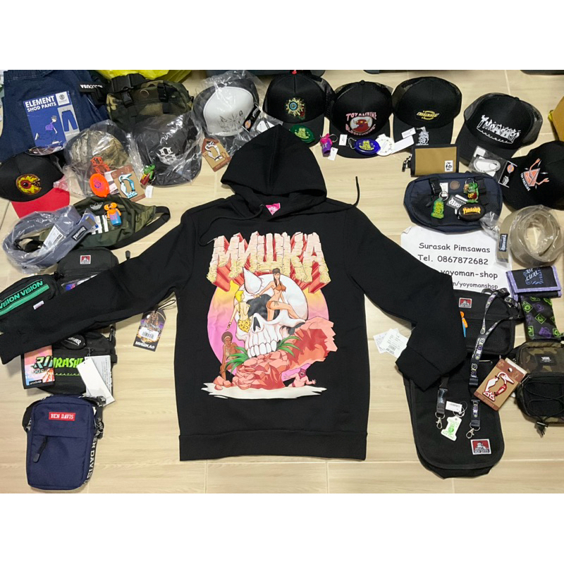 Hood MISHKA ลายสกรีน-ปัก ของแท้มือ1 size M