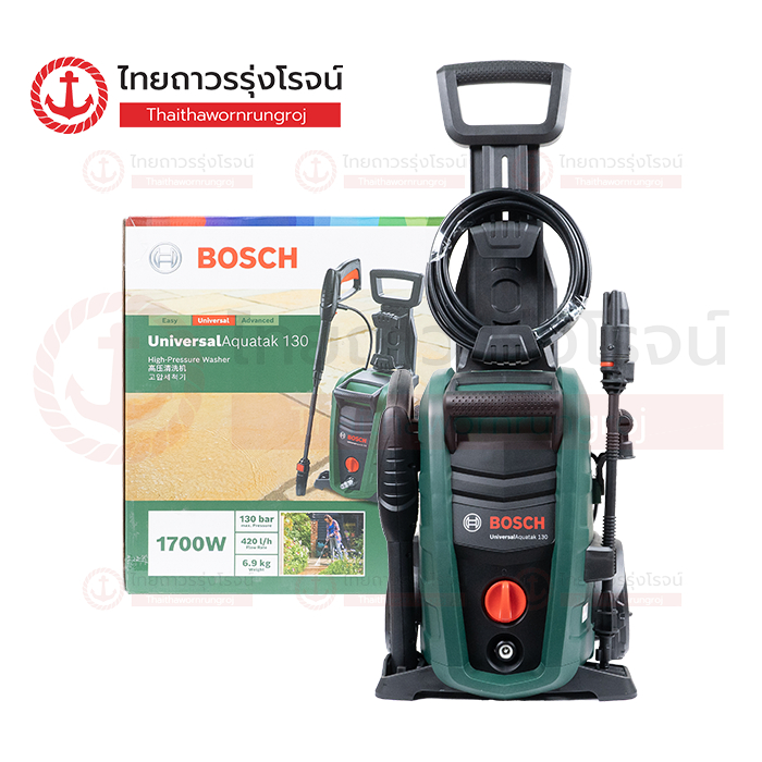 BOSCH เครื่องฉีดน้ำแรงดันสูงไฟฟ้า 130บาร์ 1700w Universal Aquatak130 06008A7BK0