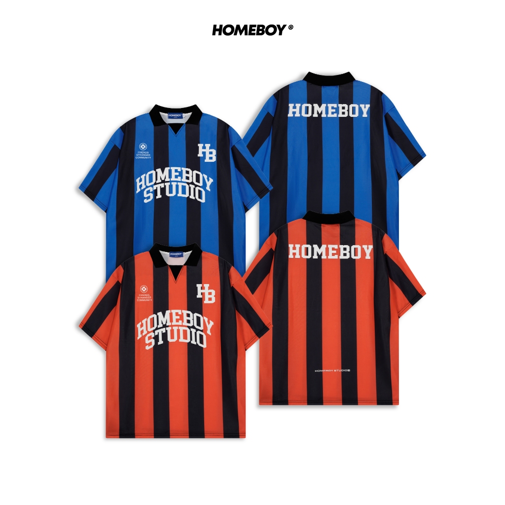 ❗️[ส่งเร็ว กทม. 1 วัน]❗️HOMEBOY เสื้อกีฬาคอปก รุ่น HB.MILANO.JERSEY