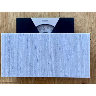 [หินอ่อนแท้เกรดพรีเมี่ยม] แผ่นหินอ่อนสีเทา ขนาดสั่งตัดแล้ว 2…