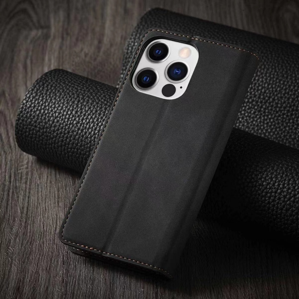 เคสฝาพับหนัง Xunte สำหรับ iPhone 17 17Pro Max 17Air 16 16Pro Max 16Plus 15 Pro Max 15Plus 16E กระเป๋า ซอง ฝาพับ ตั้งได้ - รูปที่ 3