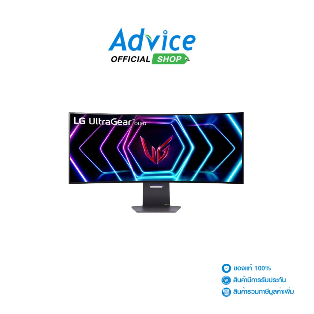 LG MONITOR (จอคอม) 39'' 39GS95QE-B (OLED, HDMI, DP) CURVE 2K 240Hz - A0164177