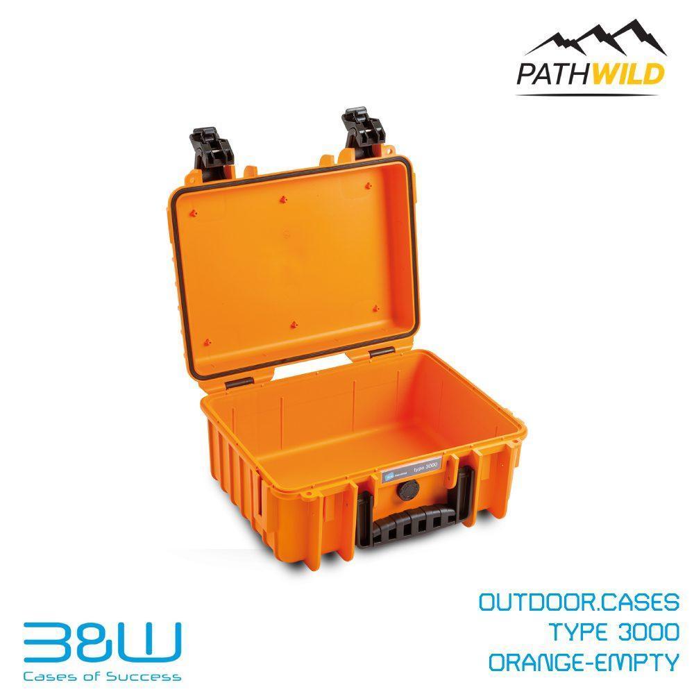 B&W OUTDOOR.CASES TYPE 3000 กล่องใส่อุปกรณ์ แบรนด์เยอรมัน ป้องกันแรงกระแทกสูง น้ำหนักเบา ความจุ 11.7 ลิตร