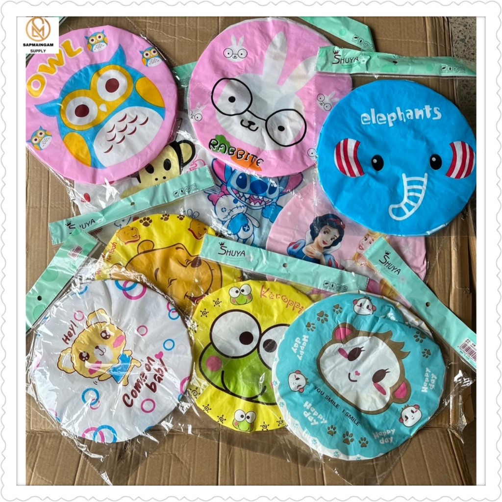 หมวกคลุมผมอาบน้ำ ราคายกโหล 12 แพ็ค 12ชิ้น
