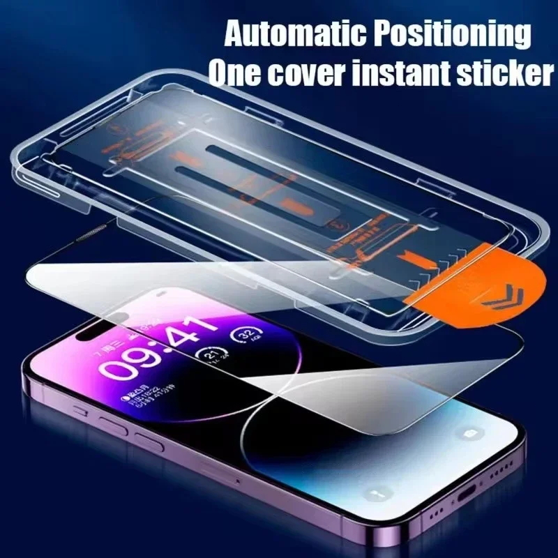 ฟิล์มกระจกติดง่าย for OPPO A60 A5 Pro A3x A57 A58 A18 A35 A17 A5 A9 2020 A53 A78 A38 ฟิล์มกันรอยกันแตก ฟิล์มใส