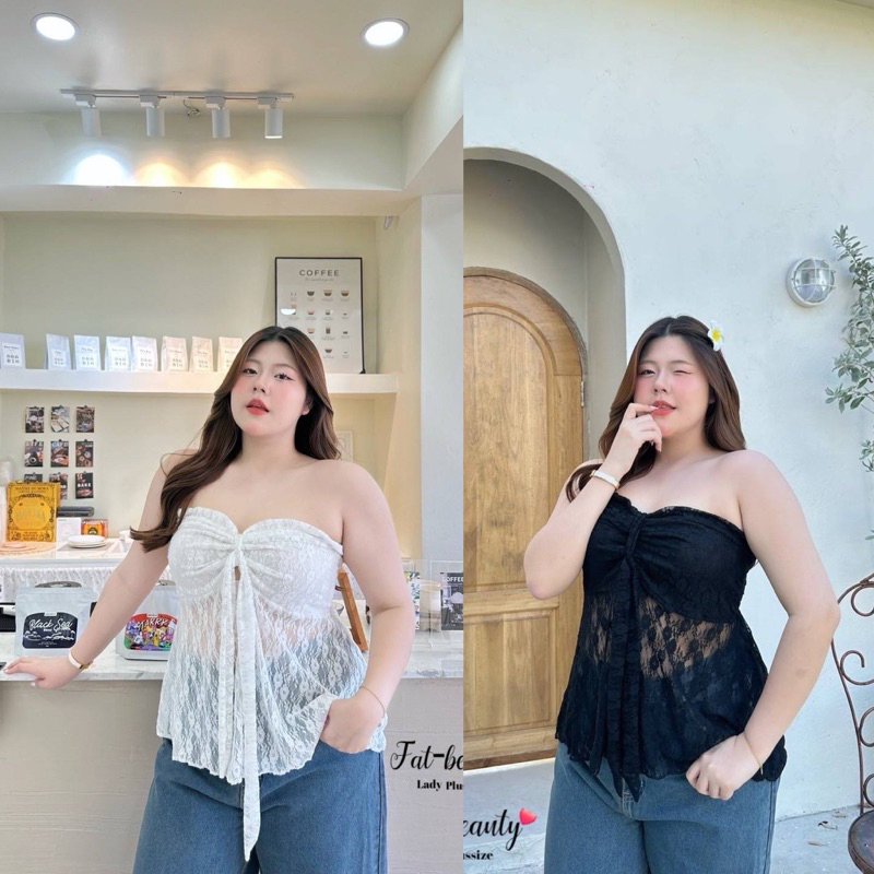 Chubby Supi - เกาะอกลูกไม้สาวอวบ อก40-50“ (fat) เสื้อผ้าสาวอวบ