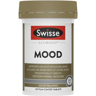 Swisse Ultiboost Mood 50 Tablets ช่วยปรับอารมณ์ การทำงานของระบบประสาท ความเครียด