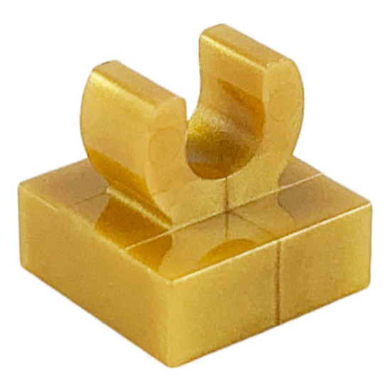 BRICK PARTS No: 15712 (ชิ้นส่วนเลโก้แท้) Tile, Modified 1 x 1 with Open O Clip