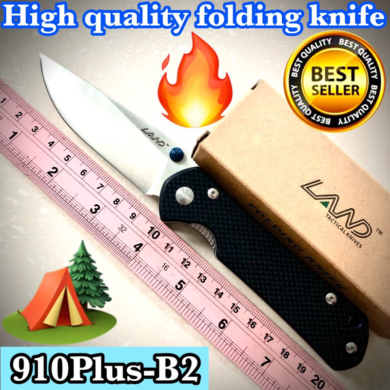 High quality folding knife Land 910Plus-B2 for collection and camping 🏕️